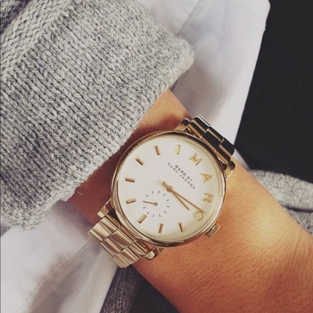 Marc Jacobs Gold Classic Watch